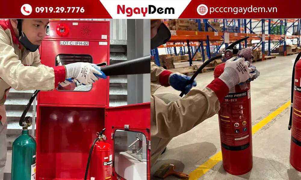 Bảo dưỡng bình chữa cháy tại Ứng Hoà - Xử Lý Nhanh, Không Chờ Đợi