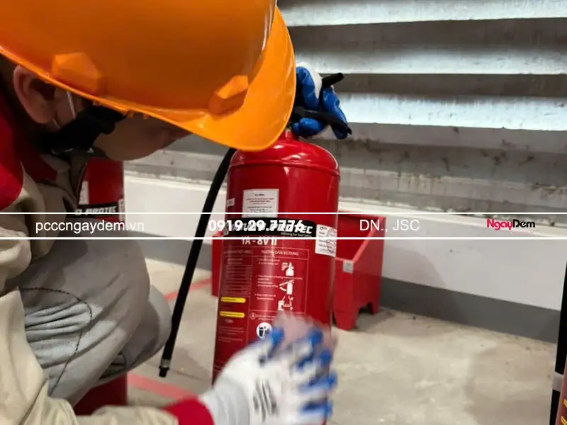 Dịch vụ bảo dưỡng bình chữa cháy tại Hà Nội - Cam kết chất lượng - xử lý nhanh chóng