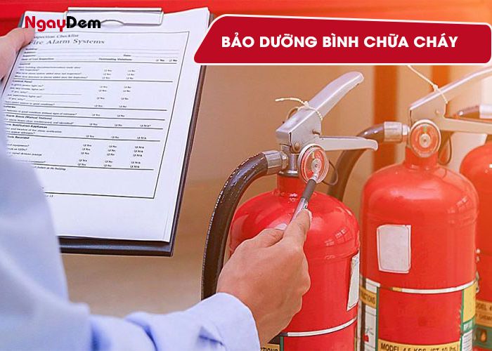 Bảo dưỡng hệ thống PCCC tại Hà Nam - bình chữa cháy