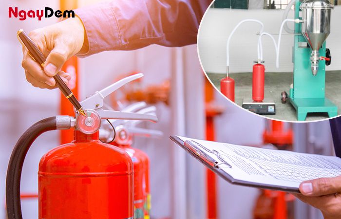 Bảo dưỡng nạp sạc bình chữa cháy ở Nam Từ Liêm