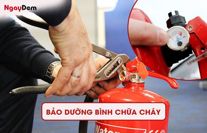 Bảo dưỡng PCCC tại Bình Định - Bình chữa cháy