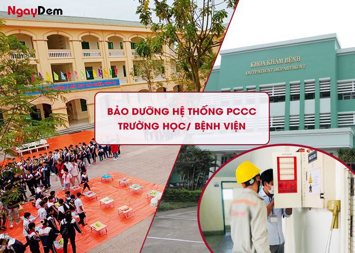 Dịch vụ bảo dưỡng PCCC tại Hưng Yên cho bệnh viện, trường học
