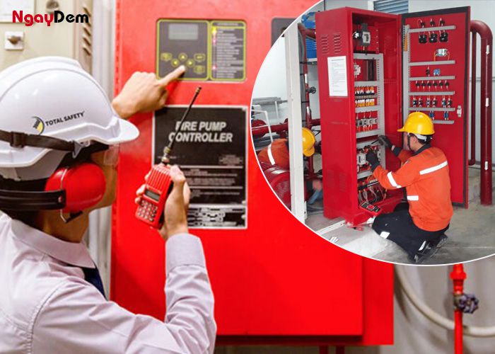 Bảo dưỡng PCCC tại Nghệ An - hạng mục tủ điện chữa cháy
