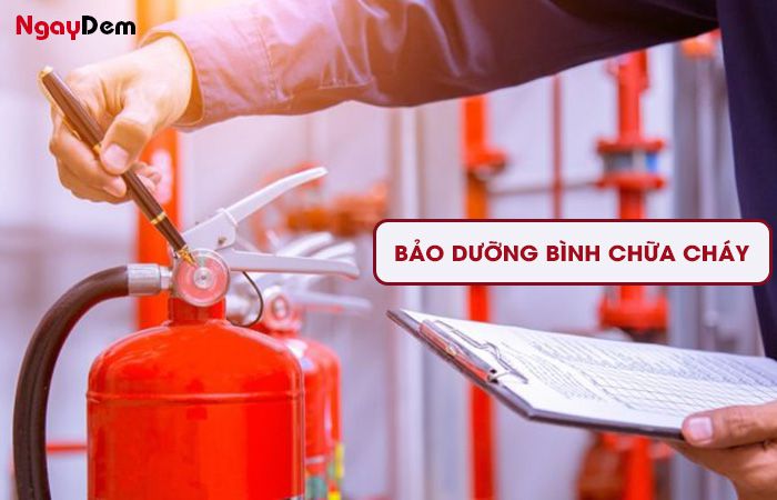 Bảo dưỡng PCCC tại Phú Thọ - hạng mục bình chữa cháy