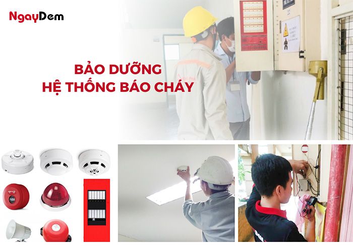 Bảo dưỡng PCCC tại Thái Bình - hệ thống báo cháy
