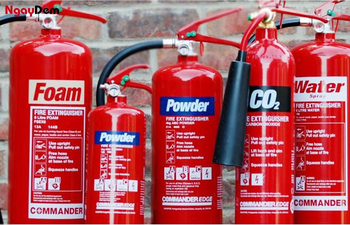 Bình chữa cháy đa dạng về mẫu mã