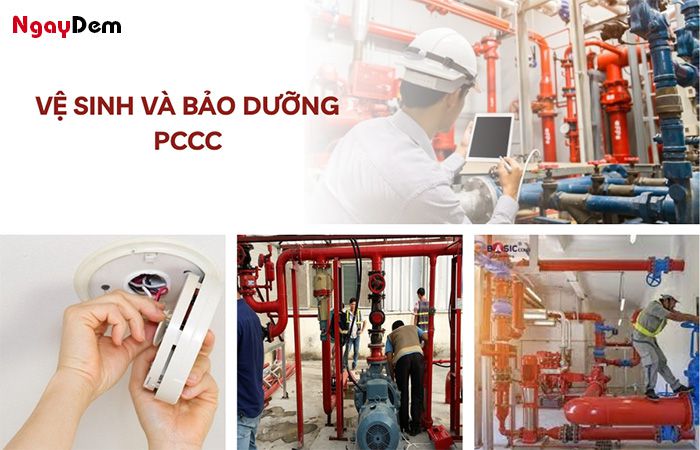 Quy trình bảo trì hệ thống PCCC - Vệ sinh và bảo dưỡng