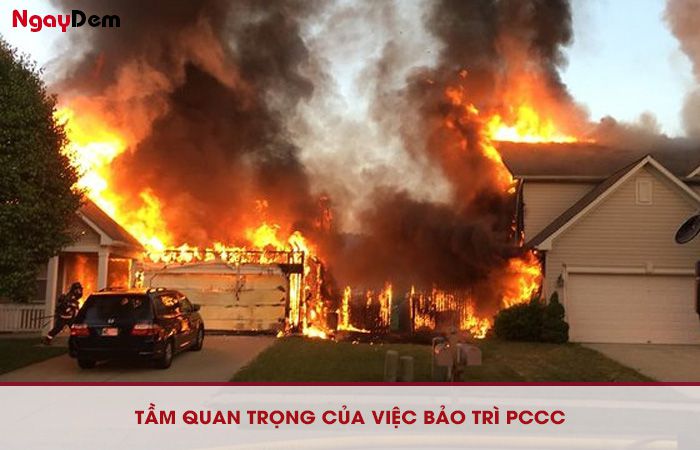 Tầm quan trọng của việc bảo trì PCCC