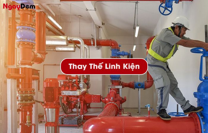 Bảo trì PCCC tại Hưng Yên - thay thế kinh kiện