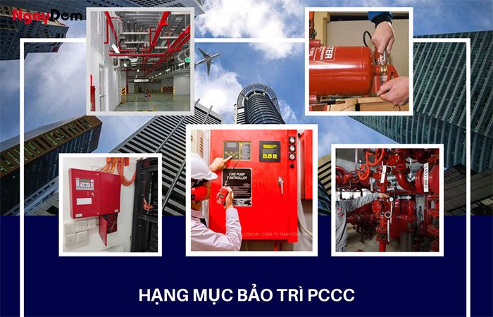 Hạng mục cần thực hiện bảo trì PCCC chung cư