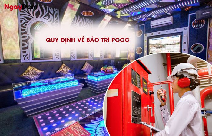 Quy định về việc thực hiện bảo trì PCCC Vĩnh Phúc