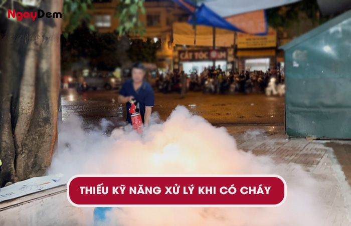 Thiếu kỹ năng xử lý cháy - cần bảo trì PCCC tại Thanh Hóa