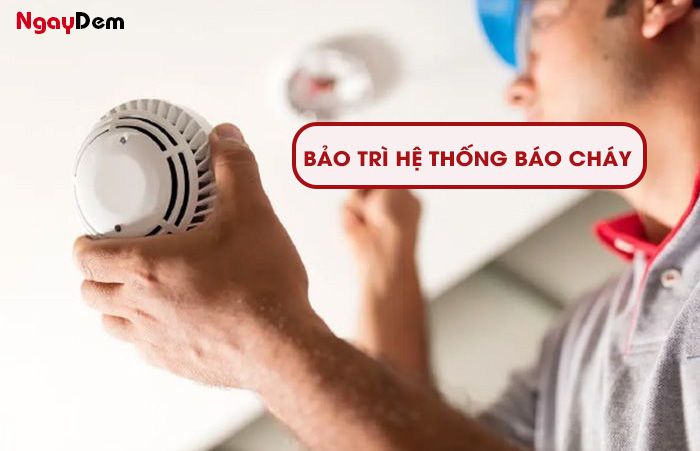 Quy trình bảo trì hệ thống PCCC - hạng mục báo cháy