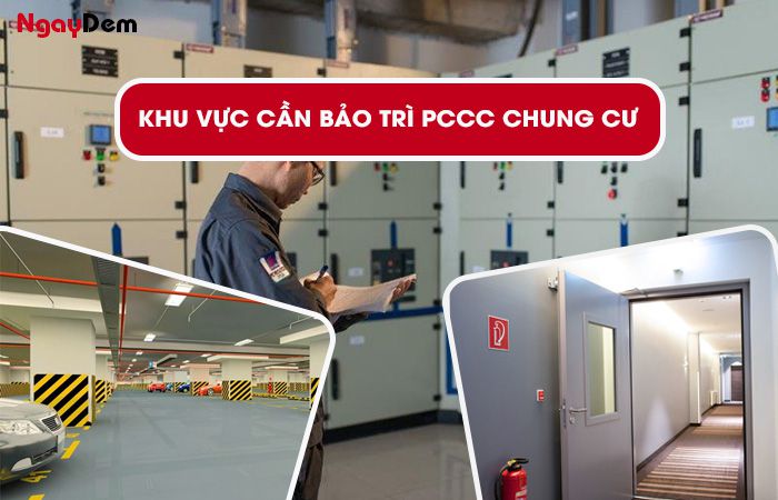 Khu vực cần bảo trì PCCC chung cư định kỳ