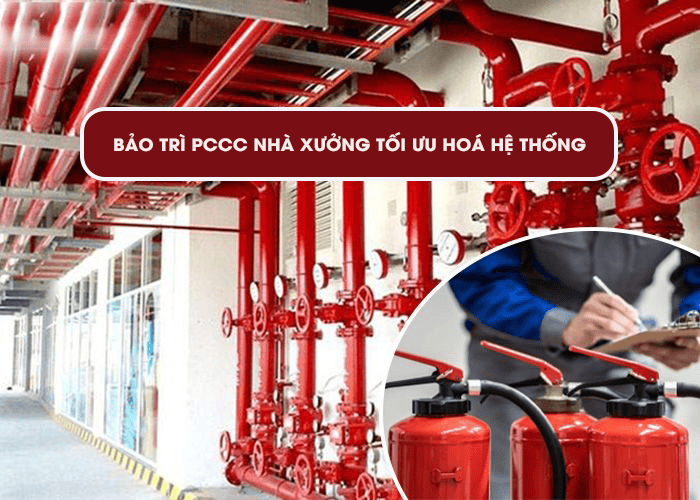Bảo trì PCCC nhà xưởng tối ưu hoá hệ thống hoạt động ổn định