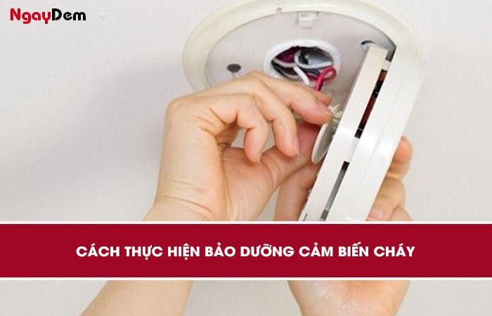 Các bước thực hiện bảo trì PCCC HCM cho cảm biến cháy