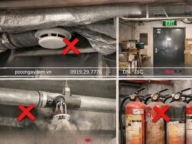 Rủi ro tiềm ẩn của hệ thống PCCC do thiếu bảo dưỡng PCCC