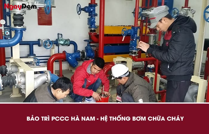 Các lỗ hệ thống máy bơm - cần bảo trì PCCC Hà Nam Các lỗ hệ thống máy bơm - cần bảo trì PCCC Hà Nam
