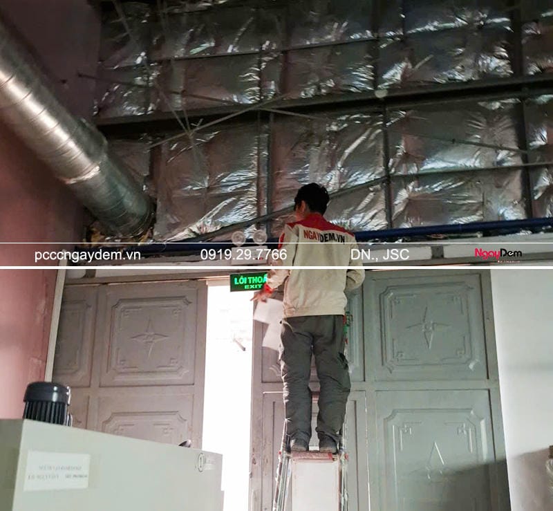 Bổ sung thêm đèn lối thoát Exit Bổ sung thêm đèn lối thoát Exit