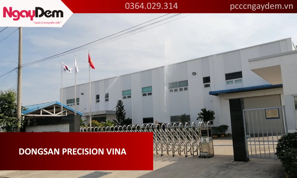 hoàn thiện bảo dưỡng báo cháy cho công ty dongsan precision vina