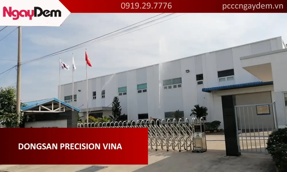 hoàn thiện bảo dưỡng báo cháy cho công ty dongsan precision vina