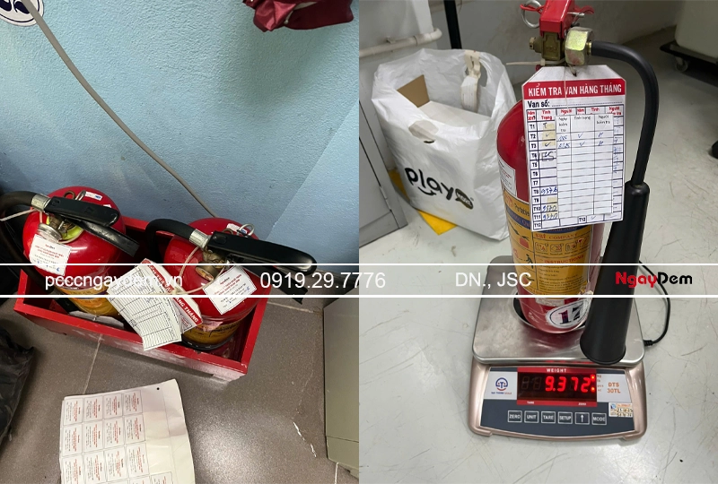 Bảo dưỡng – bảo trì bình chữa cháy chuẩn kiểm định, giá tốt