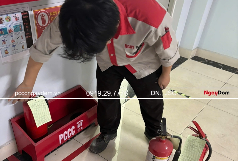 Bảo dưỡng – bảo trì bình chữa cháy chuẩn kiểm định, giá tốt