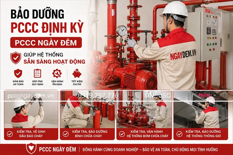 Bảo dưỡng - Bảo trì PCCC tại Lai Châu - vận hành ổn định - chuẩn kiểm định