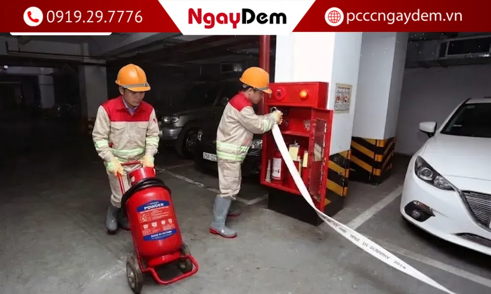 Bảo dưỡng bình chữa cháy bột mfz35 đạt chuẩn kiểm định
