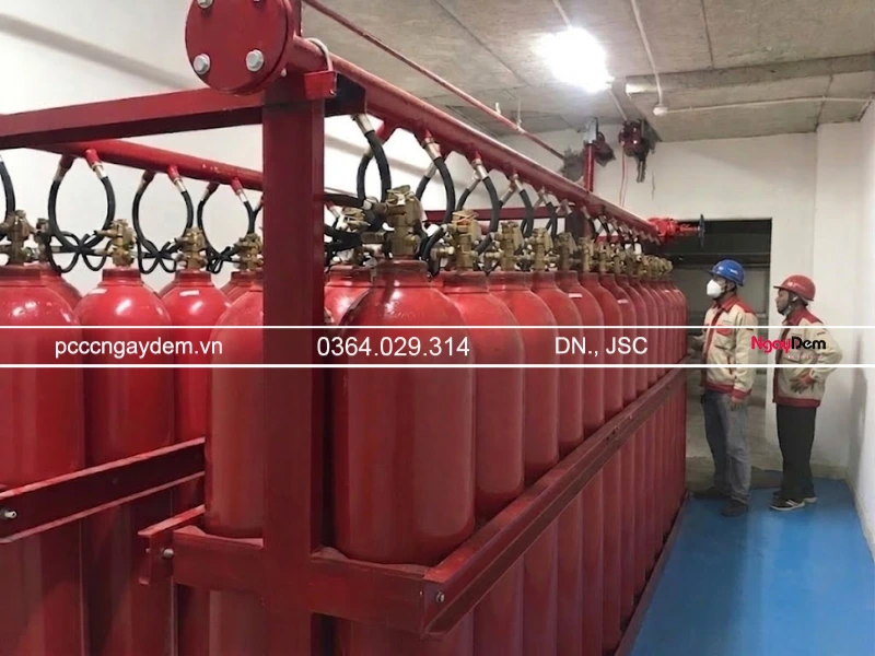 bảo dưỡng hệ thống chữa cháy bằng khí