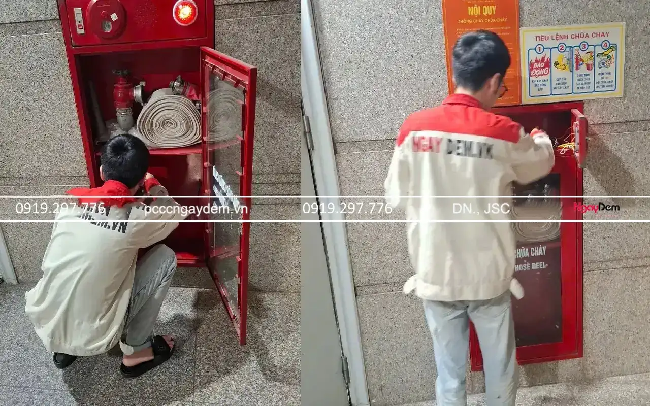 PCCC Ngày Đêm Hoàn thiện bảo dưỡng hệ thống PCCC công ty MANUFACTURING