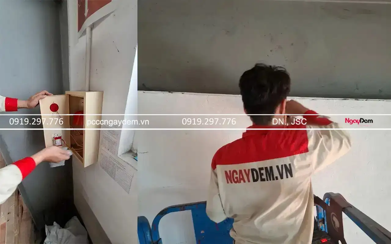 PCCC Ngày Đêm Hoàn thiện bảo dưỡng hệ thống PCCC công ty MANUFACTURING