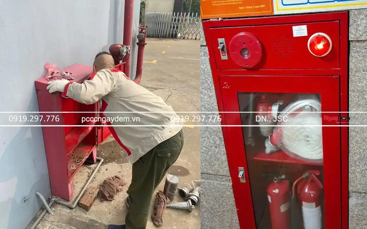 PCCC Ngày Đêm Hoàn thiện bảo dưỡng hệ thống PCCC công ty MANUFACTURING