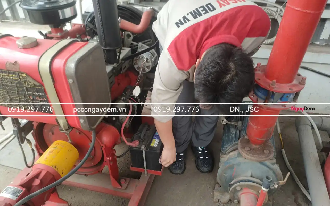 PCCC Ngày đêm hoàn thiện bảo dưỡng hệ thống PCCC tại An Lạc Eco Farm & Hot Springs