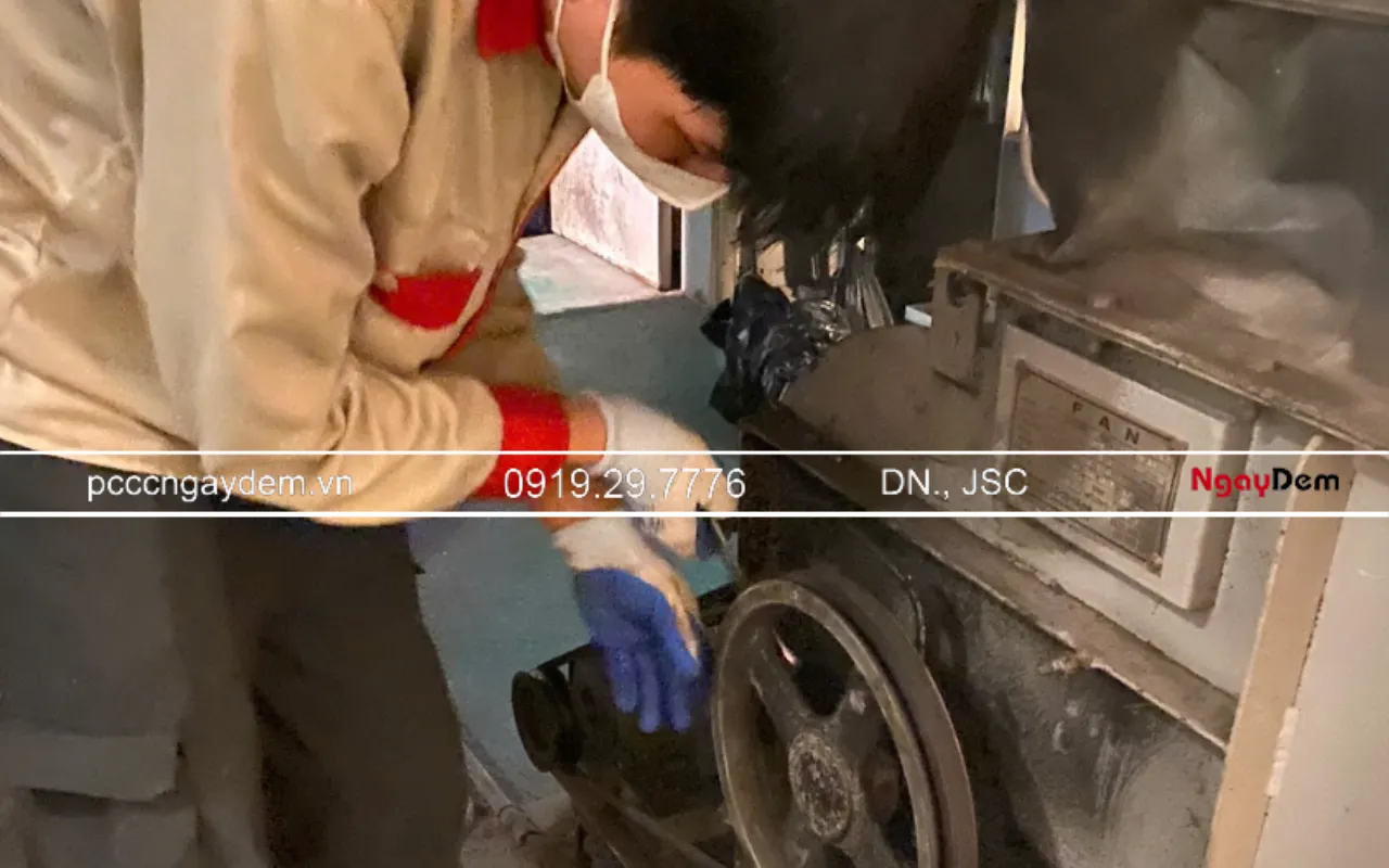 Bảo dưỡng máy bơm pccc chuyên sâu tại toà nhà oct1