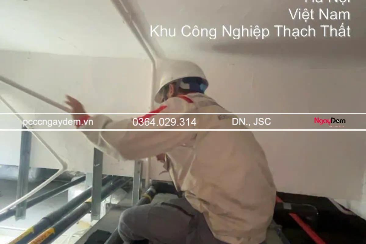 Hoàn thiện dự án bảo trì PCCC cho nhà máy Meiko
