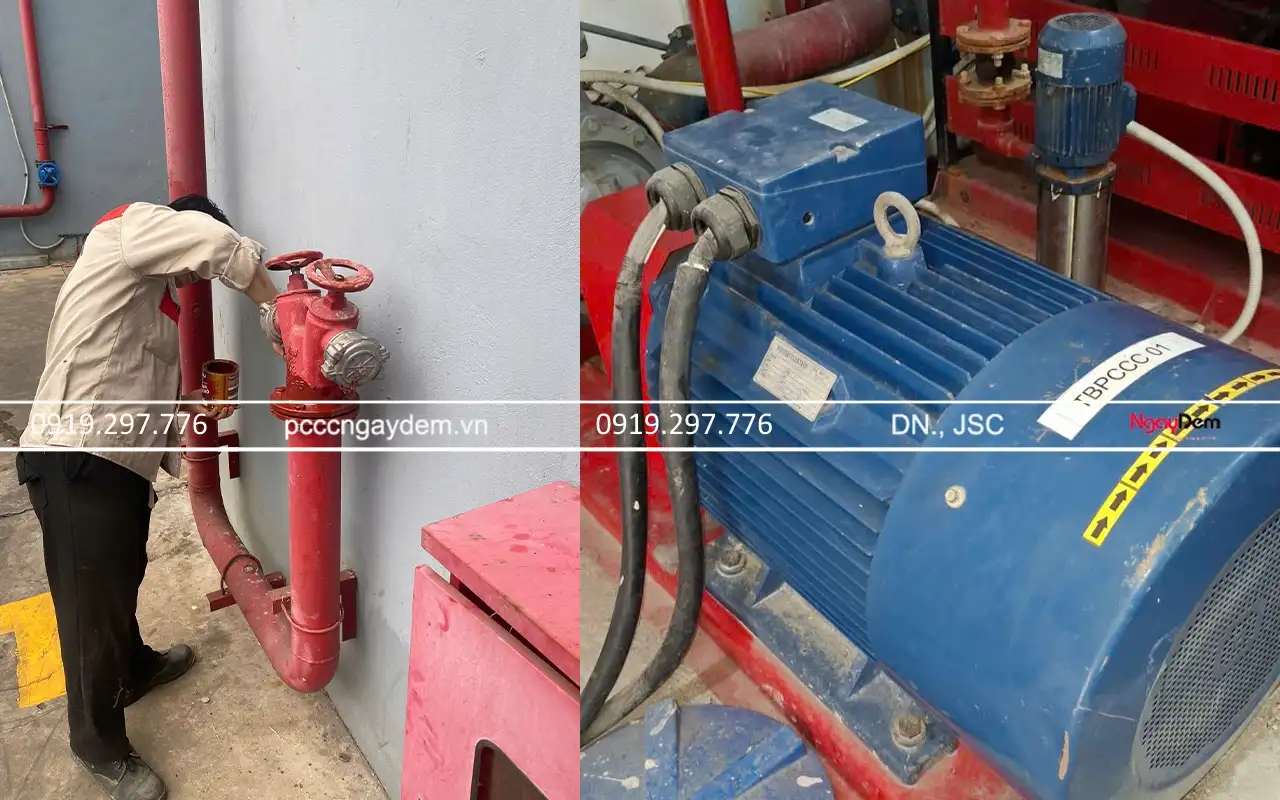 Kiểm tra đường ống, sửa bơm chữa cháy - bảo dưỡng PCCC cho văn phòng 54 Lê Văn Thiêm Kiểm tra đường ống, sửa bơm chữa cháy - bảo dưỡng PCCC cho văn phòng 54 Lê Văn Thiêm