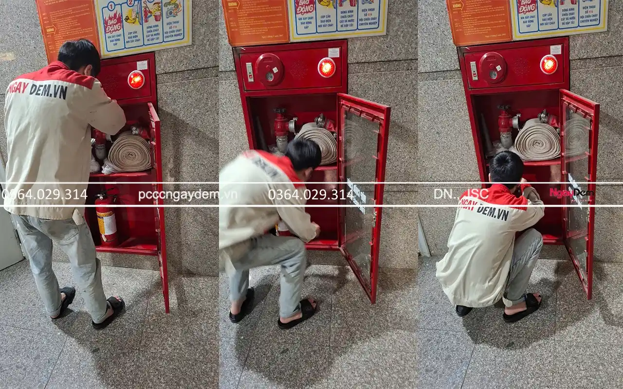 Vệ sinh hộp PCCC - bảo dưỡng pccc chung cư ct1 văn khê Vệ sinh hộp PCCC - bảo dưỡng pccc chung cư ct1 văn khê