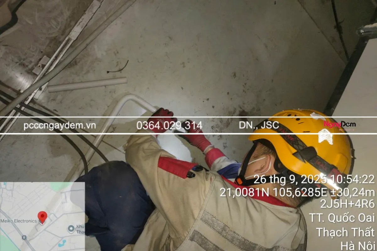 Hoàn thiện dự án bảo trì PCCC cho nhà máy Meiko