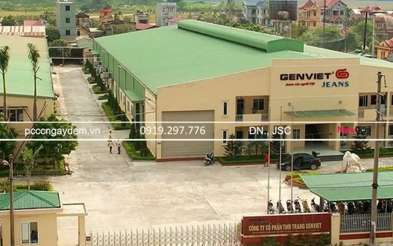 Hoàn thành dự án bảo dưỡng PCCC Công ty CP thời trang GENVIET