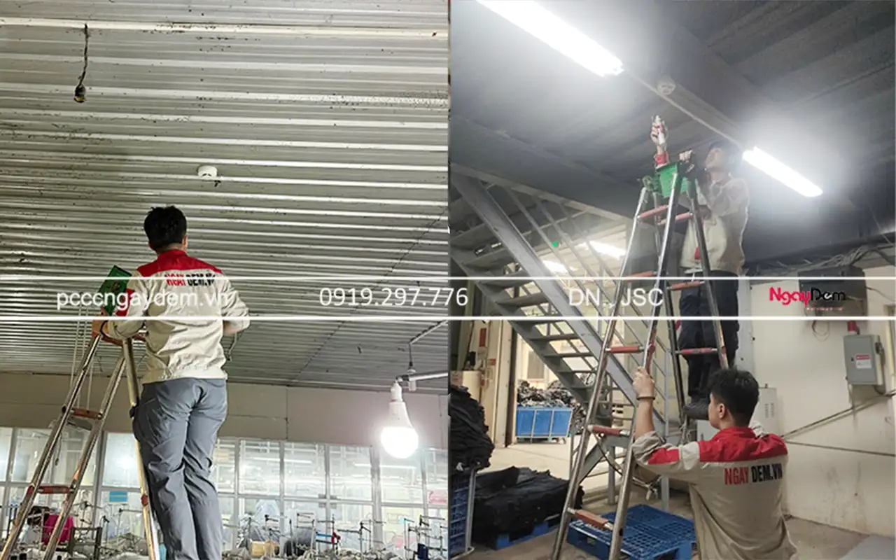 Hoàn thành dự án bảo dưỡng PCCC Công ty CP thời trang GENVIET