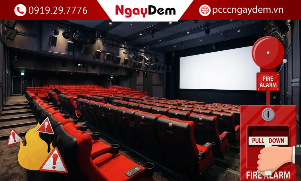 bảo dưỡng PCCC rạp chiếu phim