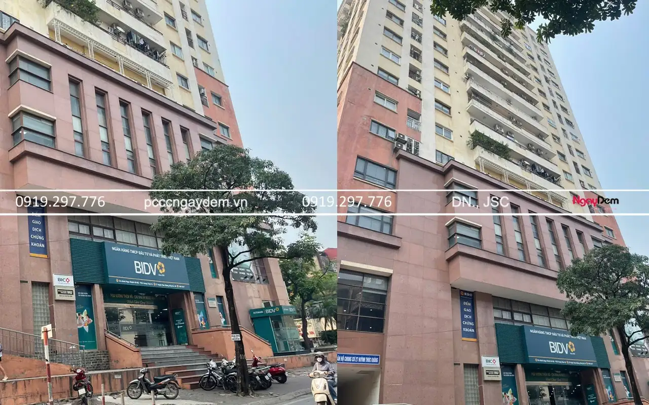 Hoàn thiện dự án bảo dưỡng PCCC Tòa nhà 27 Huỳnh Thúc Kháng