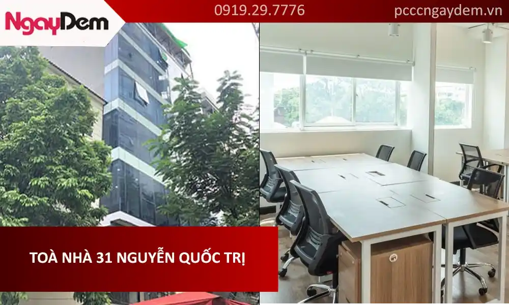 Hoàn thiện bảo dưỡng PCCC toà nhà 31 Nguyễn Quốc Trị