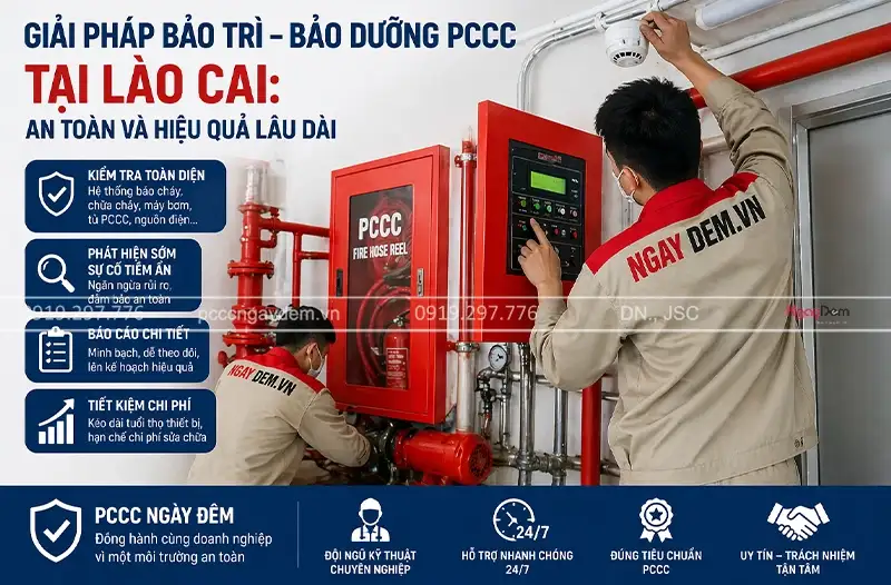 Bảo dưỡng PCCC tại Lào Cai an tâm chất lượng - hiệu quả tối đa