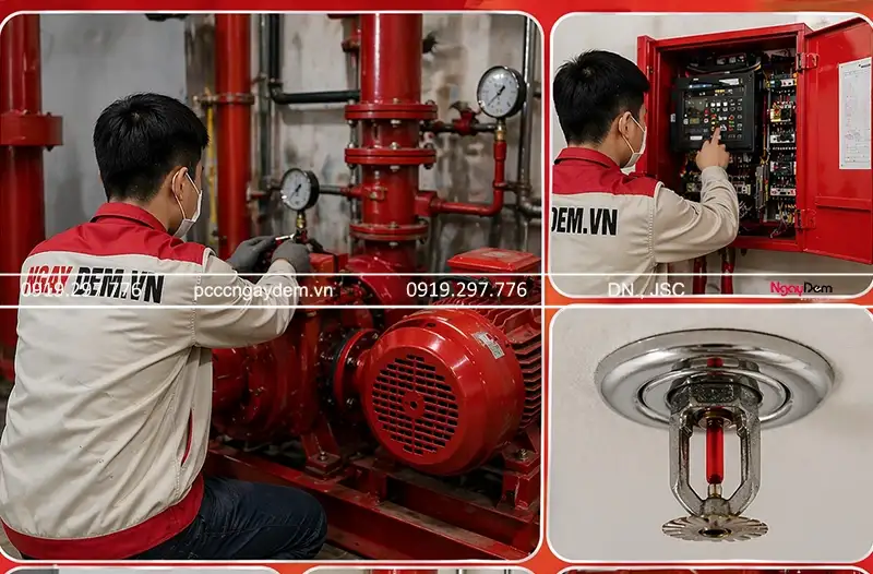 An tâm chất lượng dịch vụ bảo dưỡng PCCC tại Thái Nguyên với PCCC Ngày Đêm