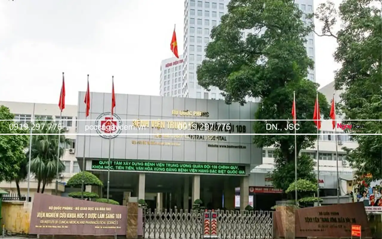 Dự án hoàn thiện bảo trì hệ thống PCCC Bệnh viện 108