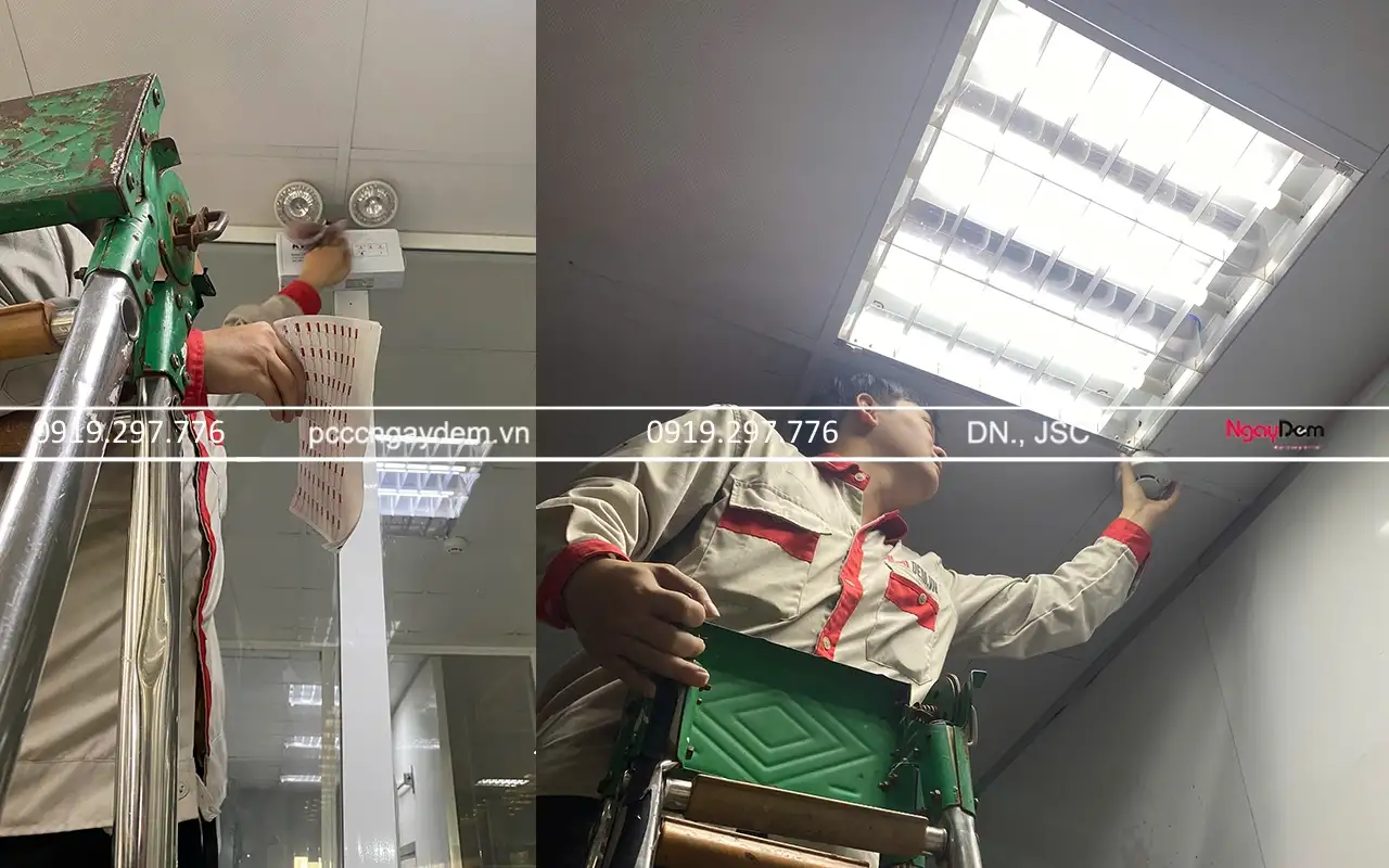 Vệ sinh, khắc phục lỗi đầu báo, đèn chiếu sáng - dự án bảo trì hệ thống PCCC Khách sạn The Stay 2 Vệ sinh, khắc phục lỗi đầu báo, đèn chiếu sáng - dự án bảo trì hệ thống PCCC Khách sạn The Stay 2