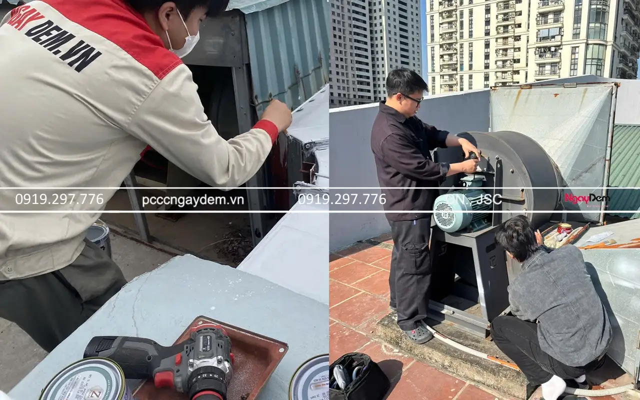 Hoàn thiện dự án bảo trì hệ thống PCCC Khách sạn The Stay 2