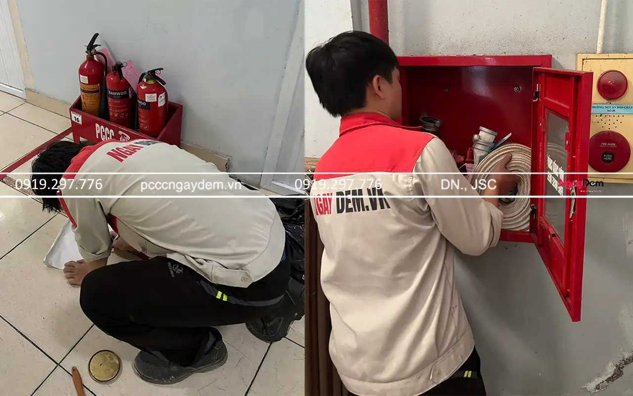 PCCC Ngày Đêm hoàn thiện bảo trì hệ thống PCCC Khách sạn Thùy Anh